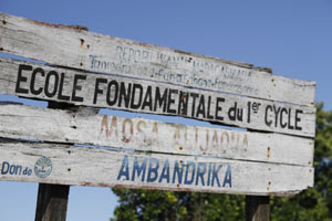 School Sign Madagascar